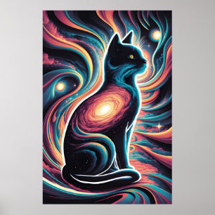 Póster Cosmos felinos