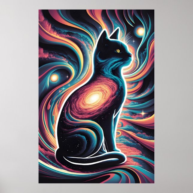 Póster Cosmos felinos (Frente)