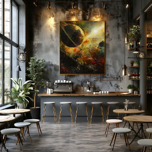 Póster Cosmos Onírico: Impresionista y Surrealista