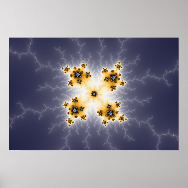 Póster Cosmos - Poster fractal (Frente)