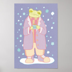 Póster Cosmosa rana de invierno