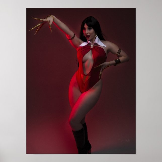 Póster Cosplay Vampirella (Frente)