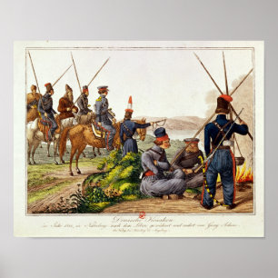 Póster Cossacks de Don en 1814