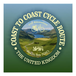 Póster Costa a Costa "C2C" (ciclismo c)