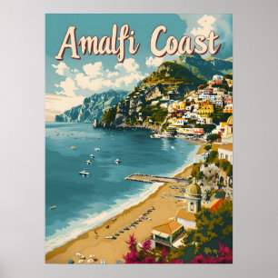 Póster Costa Amalfi
