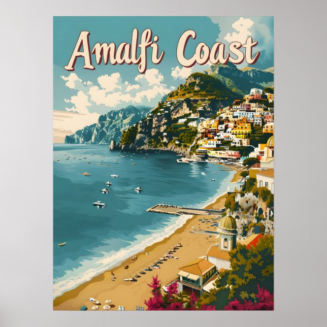 Póster Costa Amalfi (Frente)
