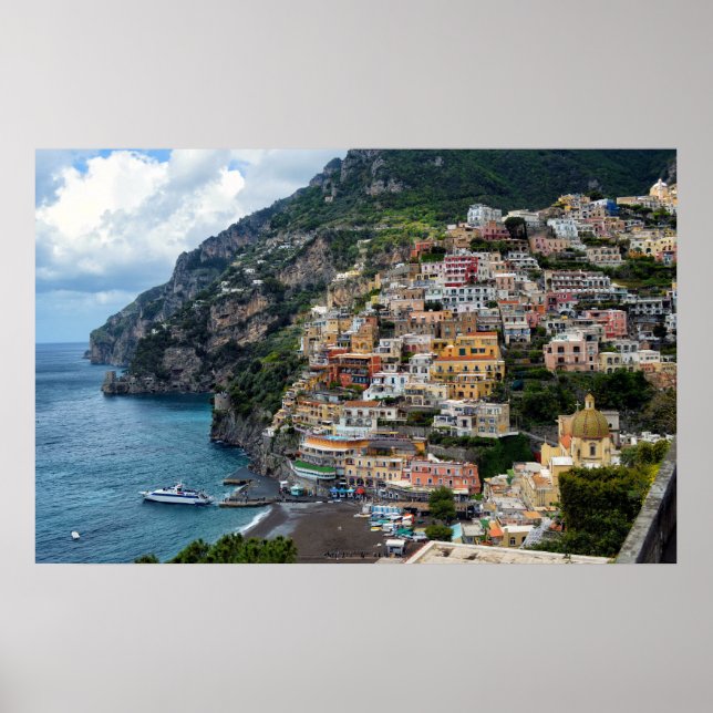 Póster Costa Amalfi Italia (Frente)