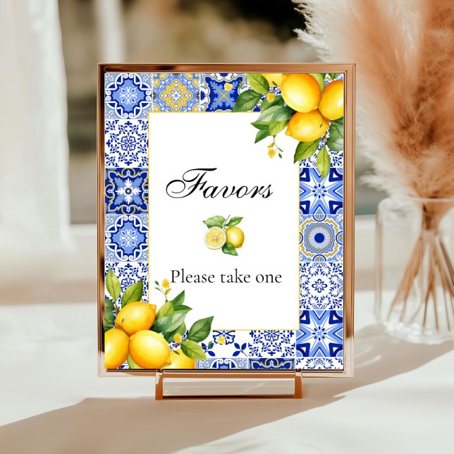 Póster Costa Amalfitana Baby Shower Favors Italiana (Subido por el creador)