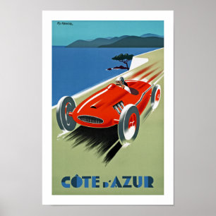 Póster Costa Azul