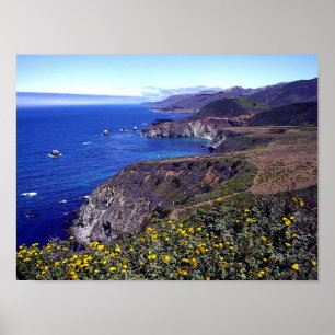 Póster Costa Big Sur