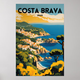 Póster Costa Brava España