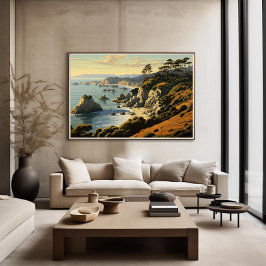 Póster Costa Central de California