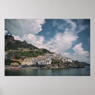 Póster Costa de Amalfi en Italia