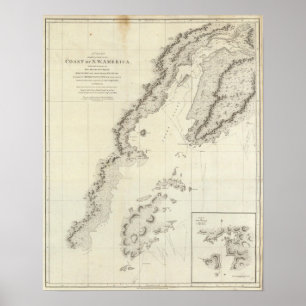 Póster Costa de América del Norte 3