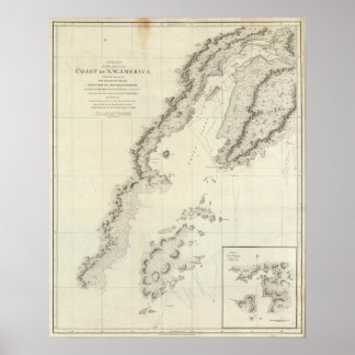 Póster Costa de América del Norte 3