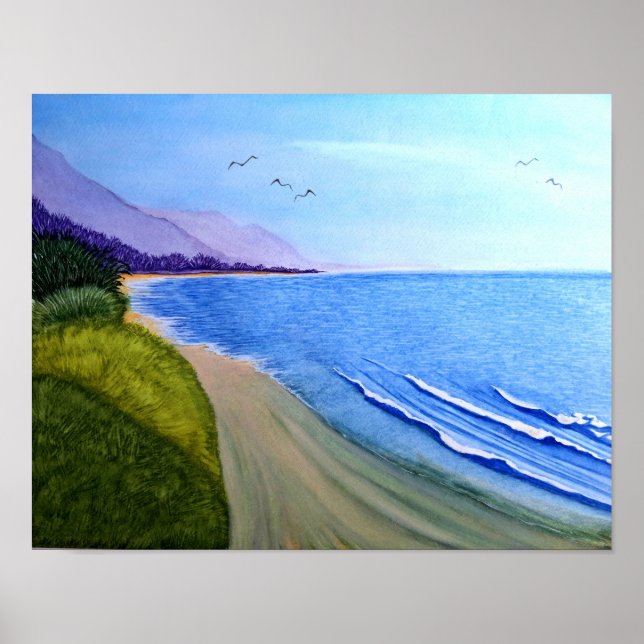 Póster Costa de California (Frente)