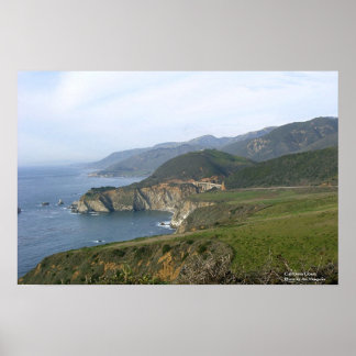 Póster Costa de California