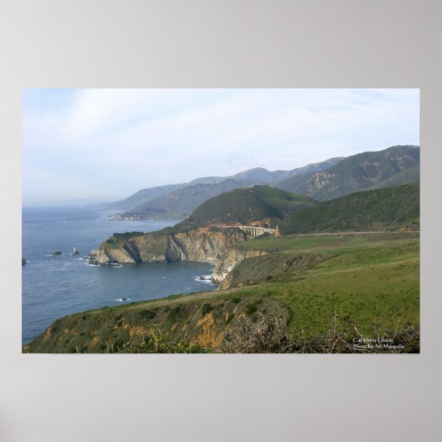 Póster Costa de California (Frente)