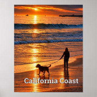 Póster Costa de California