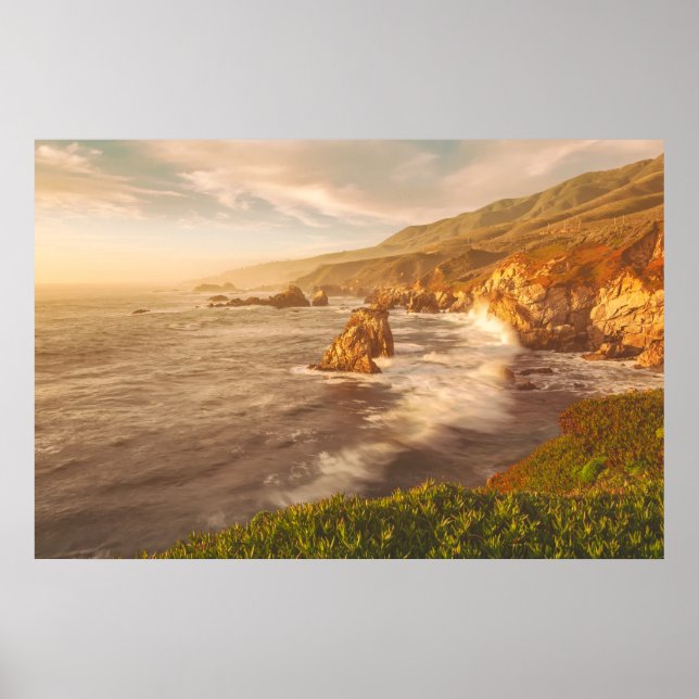 Póster Costa de California (Frente)
