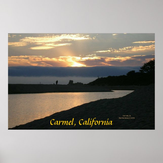 Póster Costa de California - Carmel - Poster (Frente)