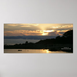Póster Costa de California - Carmel Sunset - Poster