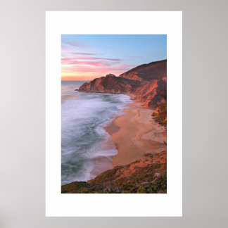 Póster Costa de California sobre Pacifica