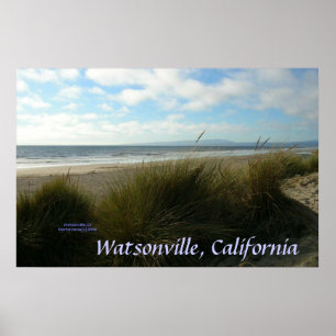 Póster Costa de California - Watsonville - Poster