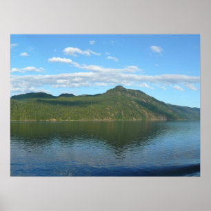 Póster Costa de Columbia Británica en Escénico Canadá