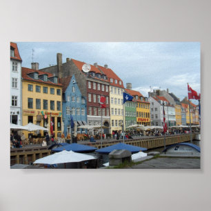 Póster Costa de Copenhague
