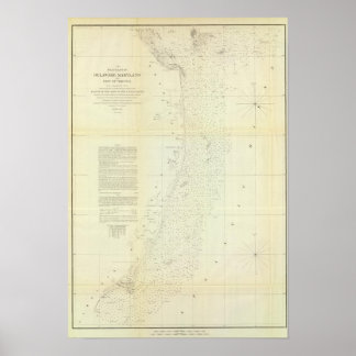 Póster Costa de Delaware, Maryland, pt de Virginia