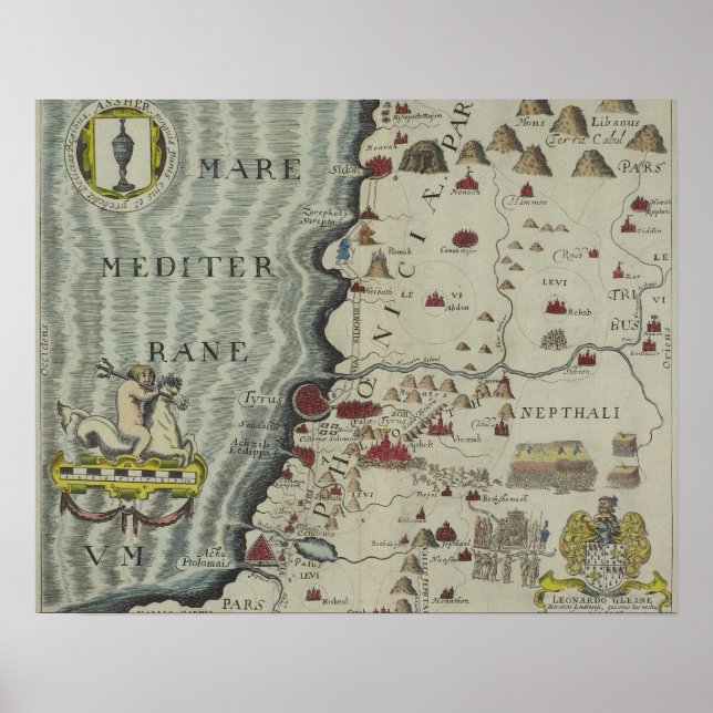 Póster Costa de Fénicia (Frente)