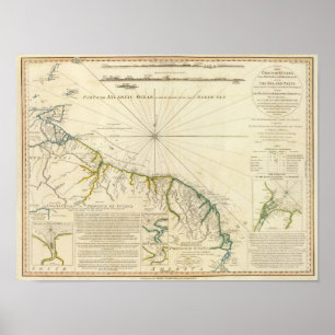 Póster Costa de Guyana