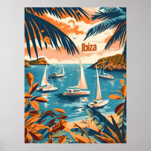 Póster Costa de Ibiza