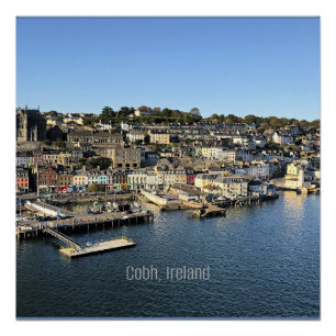 Póster Costa de Irlanda, fotografía,