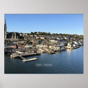Póster Costa de Irlanda, fotografía,