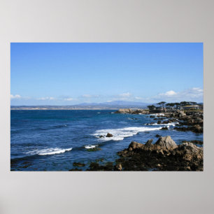 Póster Costa de la Bahía de Monterey, gran foto