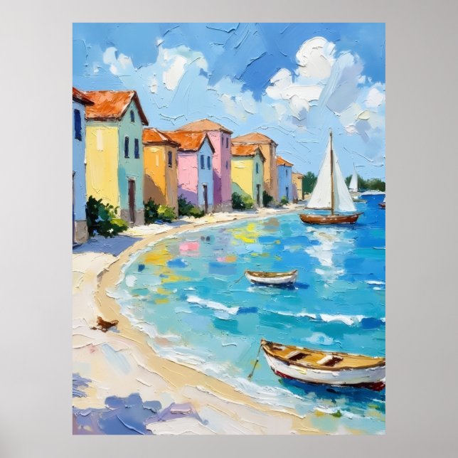 Póster costa de las islas Abc (Frente)