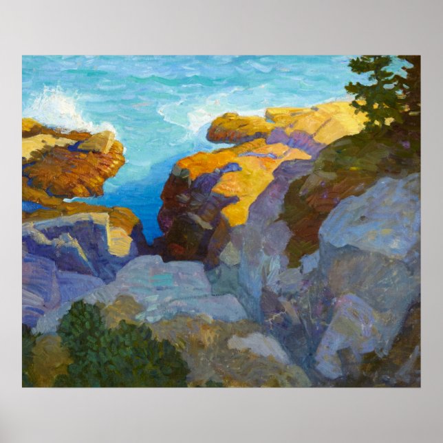 Póster Costa de Maine por Newell Convers Wyeth