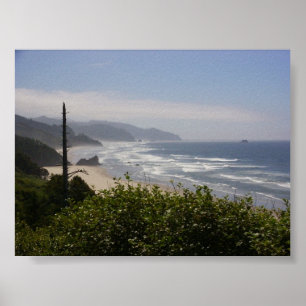 Póster Costa de Oregon