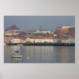 Póster Costa de Portland Maine