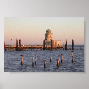 PÓSTER "COSTA DEL GOLFO DE MISSISSIPPI "