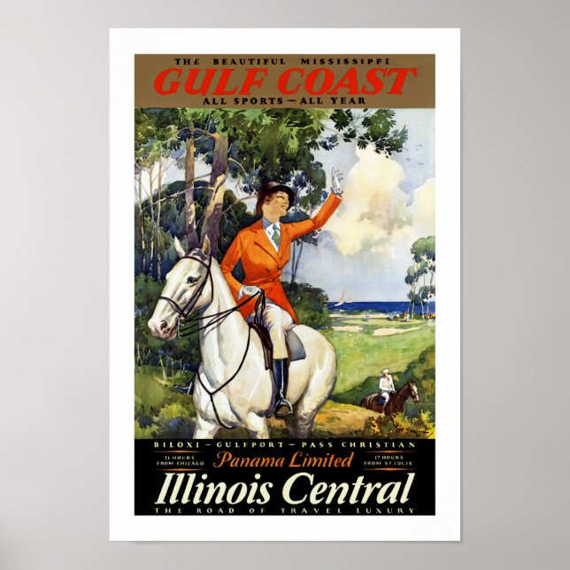 Póster Costa del Golfo de Panamá Limited (Frente)