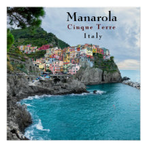Costa del Mar Cinque Terre Manarola Italia