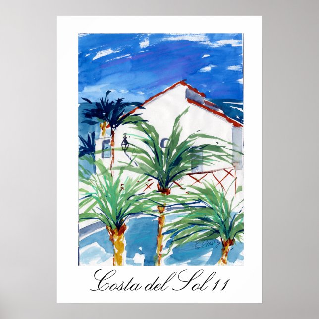 Póster Costa del Sol II (Frente)