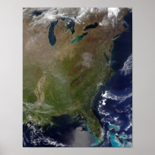 Póster Costa Este de Estados Unidos 2