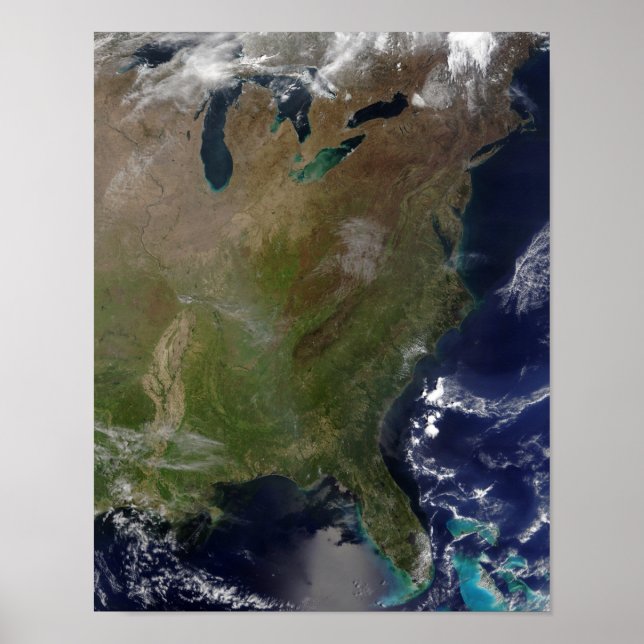 Póster Costa Este de Estados Unidos 2 (Frente)
