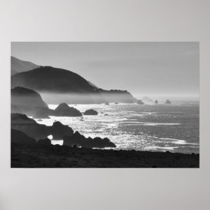 Póster Costa grande de Sur de Lisa Lavin
