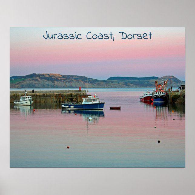Póster Costa Jurásica, Lyme Regis, Dorset (Frente)