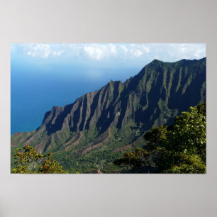Póster Costa Na Pali en el poster Kauai